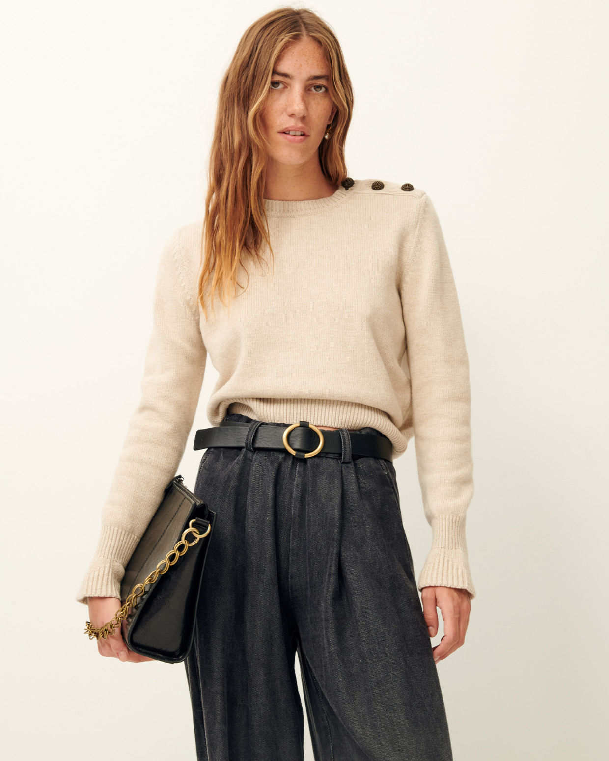 Camisola ARISTIDE limestone, Sessùn