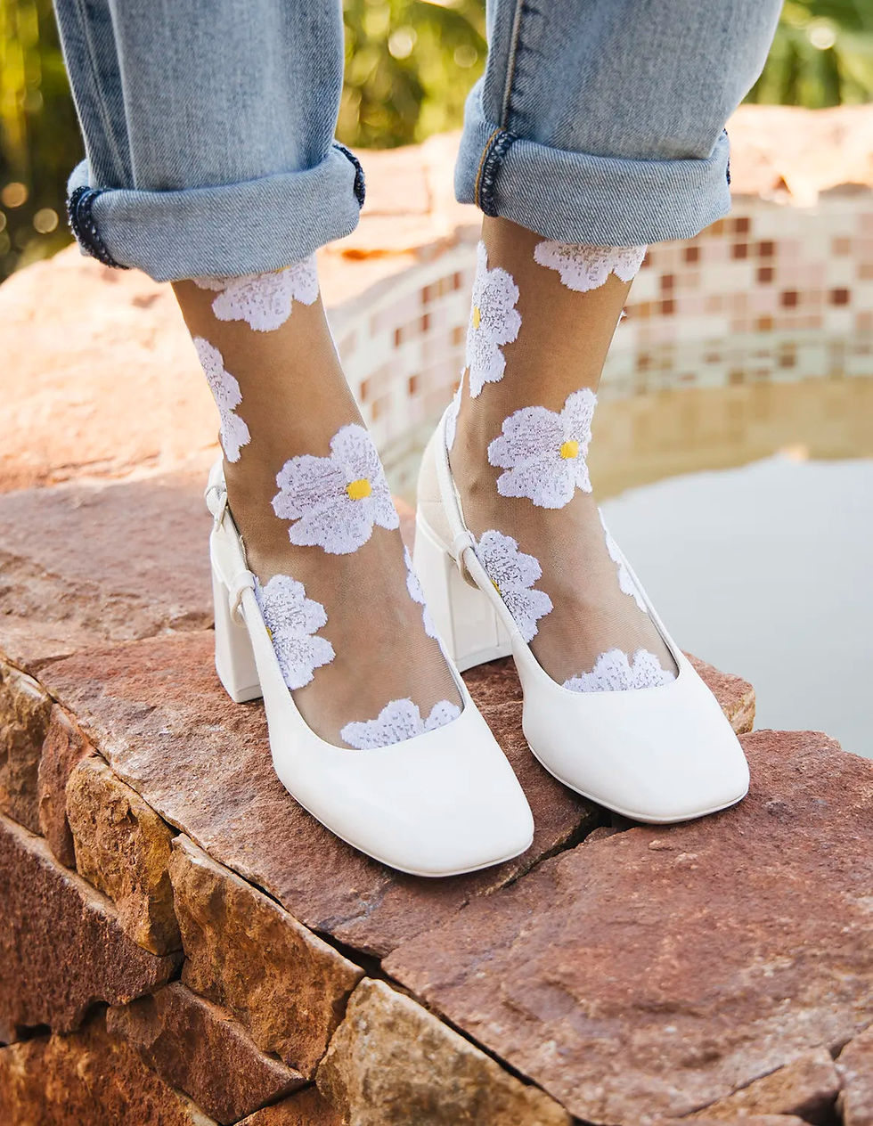 Miniatura: meias MURANO CRÈME