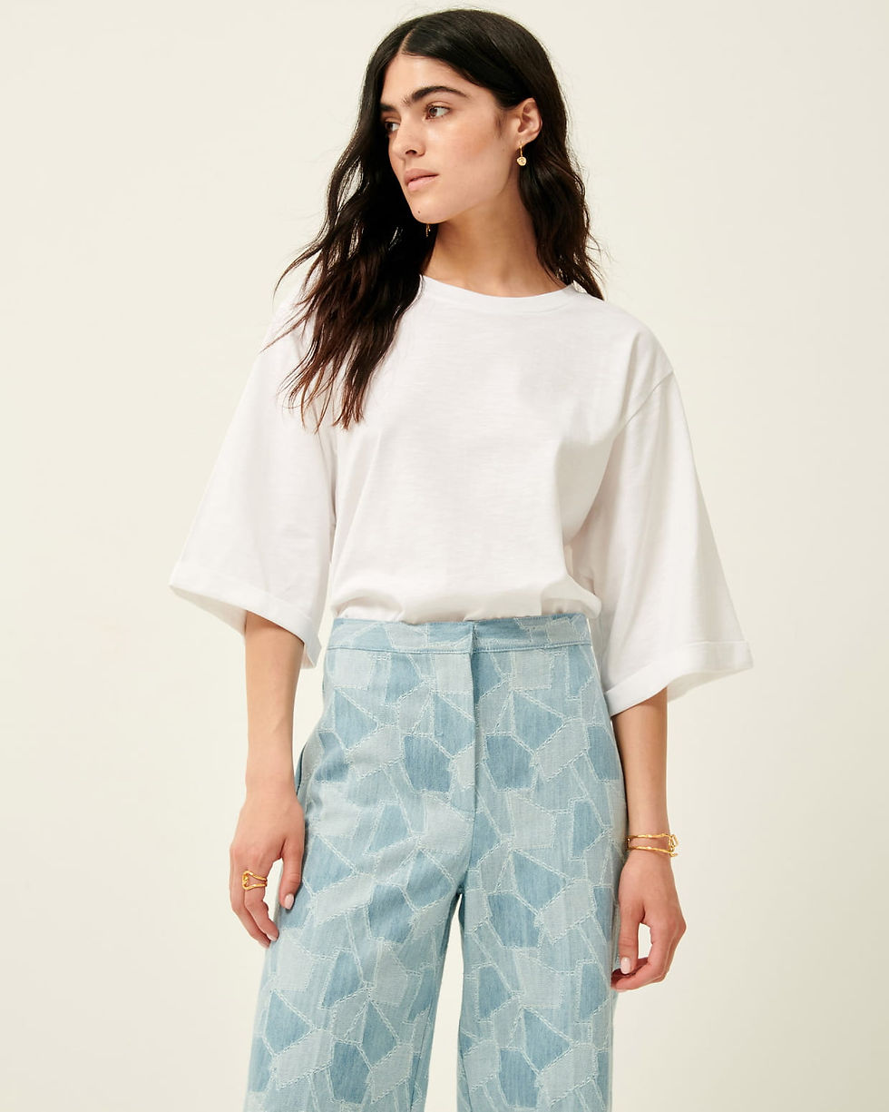Miniatura: T-shirt DENYS optical white, Sessùn