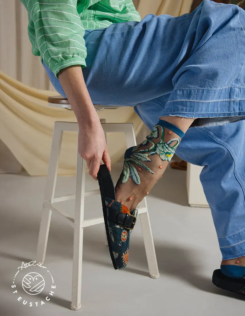 Miniatura: meias JARDIN DES CIMES