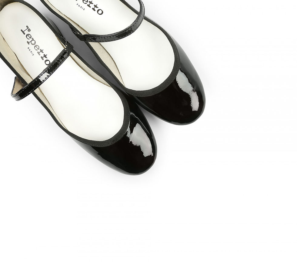 Miniatura: sapatos Babies ROSE noir verniz, Repetto V1413