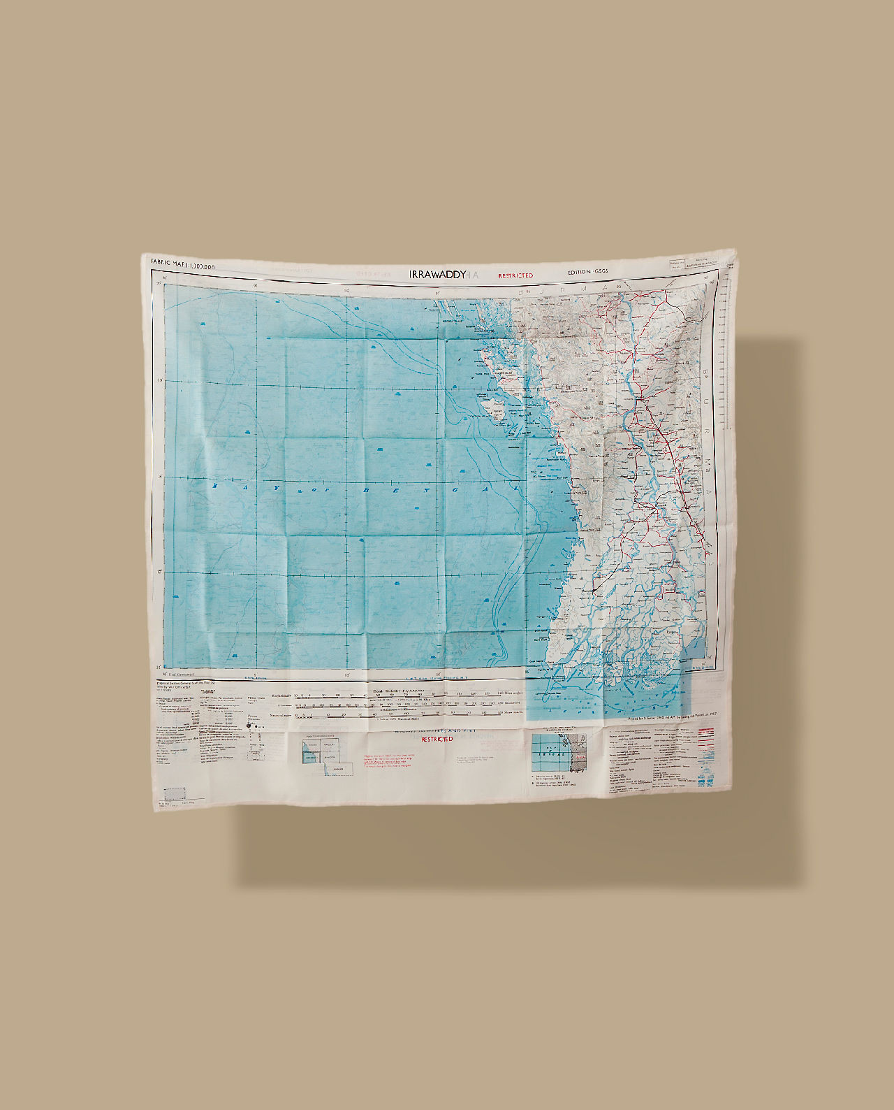 Lenço de Seda, IRRAWADDY-ARAKAN