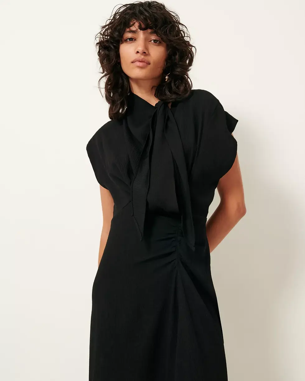 Miniatura: Vestido FRANCOISE noir, Sessùn