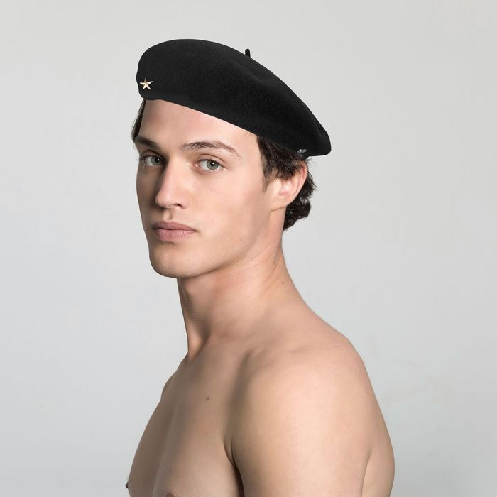 Miniatura: Boina CHE, noir, Laulhère