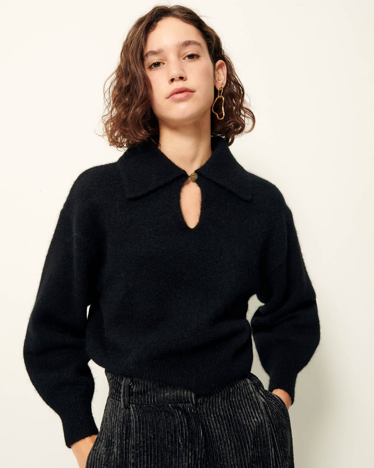 Camisola LOMY noir, Sessùn