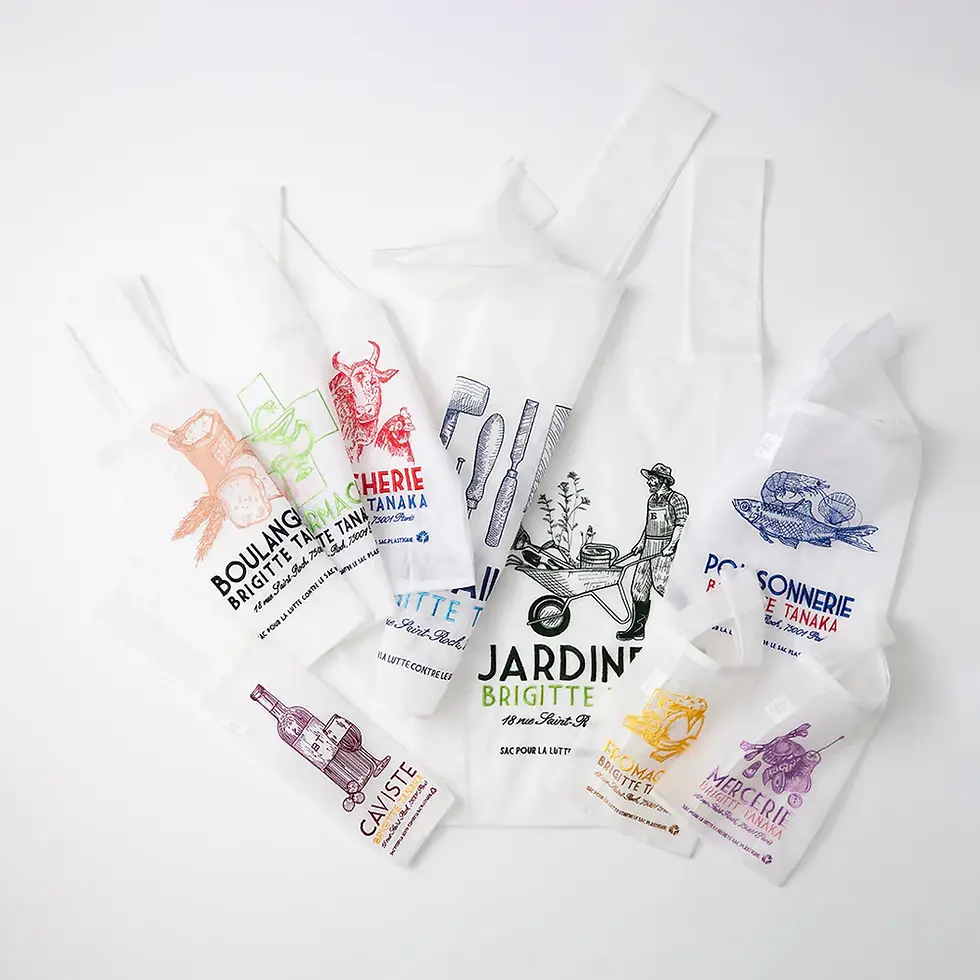 Miniatura: Saco em organza POISSONNERIE, Brigitte Tanaka