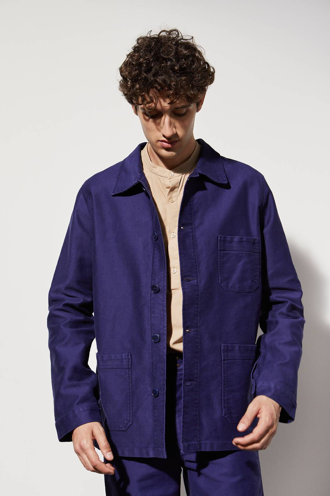Véritable Veste de Travail, Bleu (masculino)