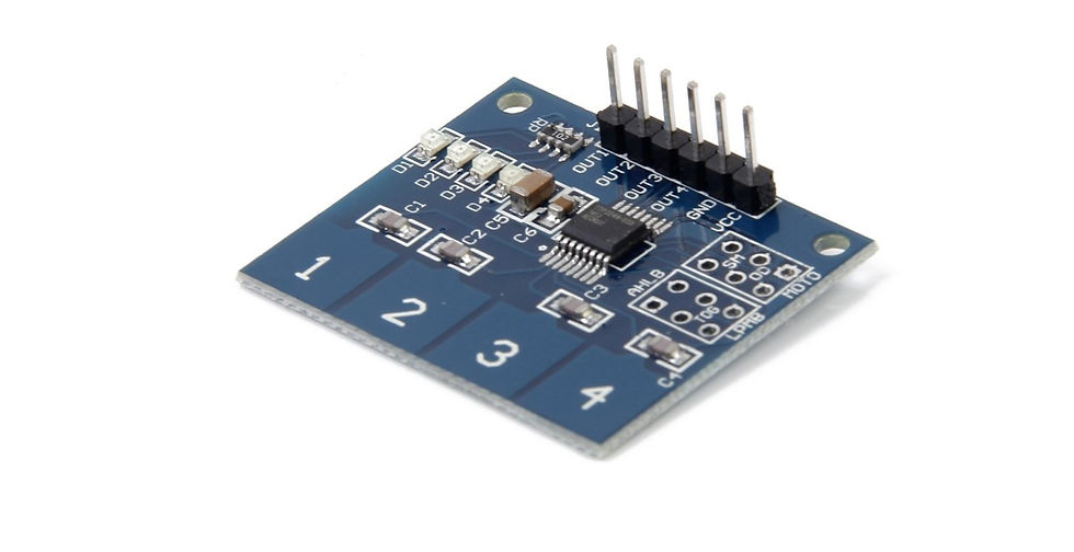 Thumbnail: TTP224 4 Channel Digital Capacitive Touch Switch Sensor module 4 Way / 4 Key