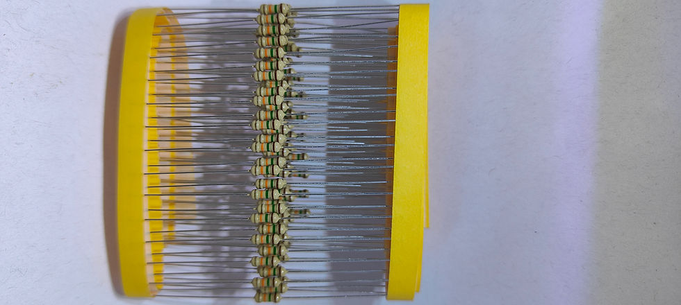 Thumbnail: 15K Ohms RESISTORs 1/4 Watt (0.25W) 5% Tolerance Carbon Film Resistance