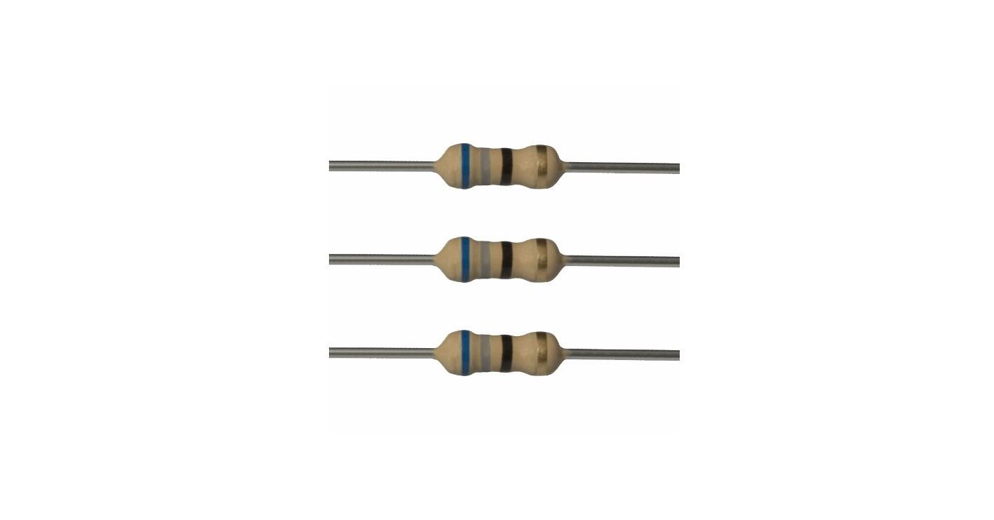 68 Ohms RESISTORs 1/4 Watt (0.25W) 5% Tolerance Carbon Film Resistance
