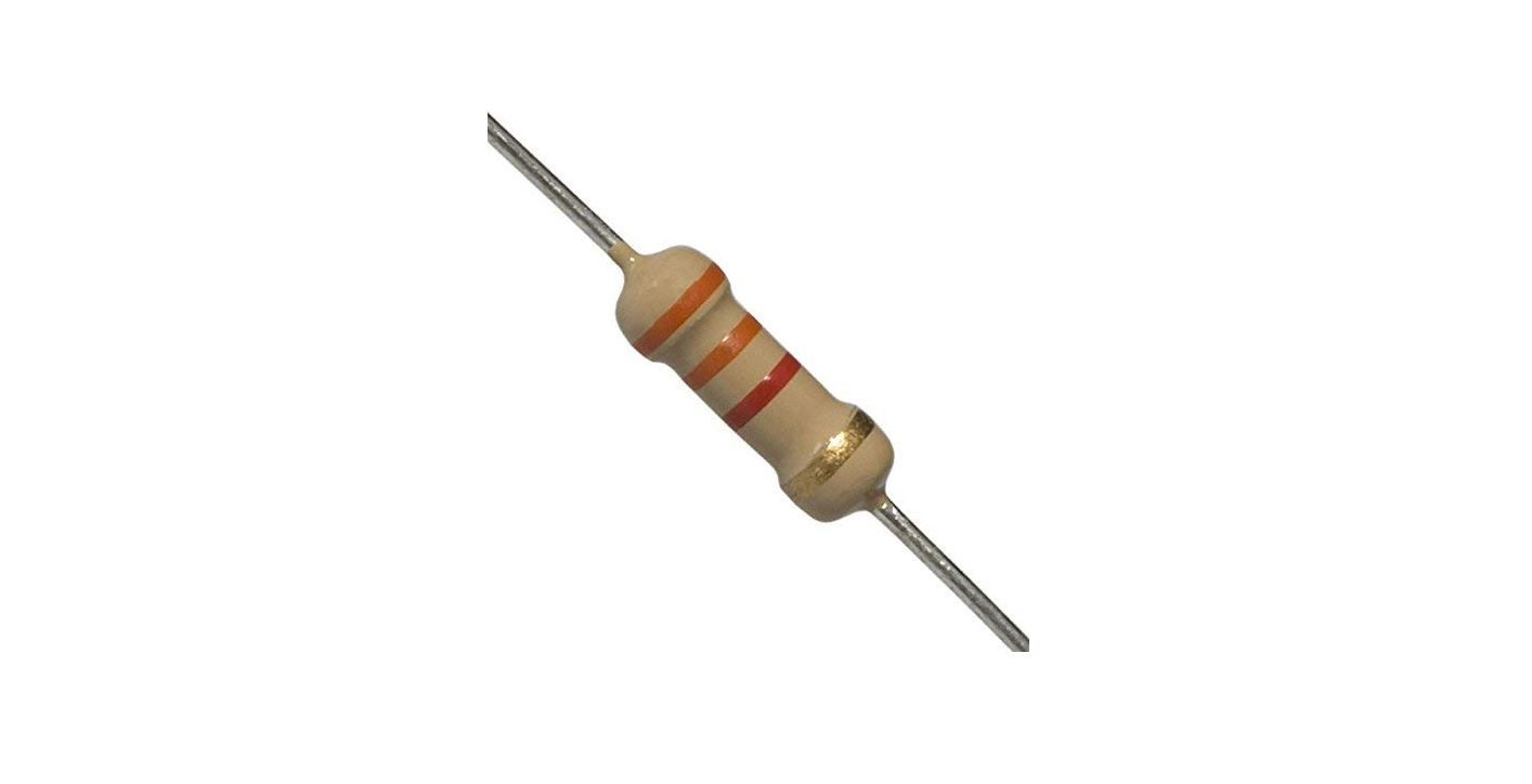 3K3 Ohms RESISTORs 1/4 Watt (0.25W) 5% Tolerance Carbon Film Resistance