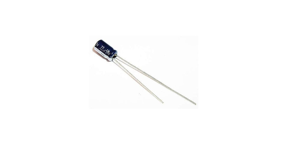 22uF 50V Electrolytic Capacitor 22uF50V - 22 micro farad 50 volts