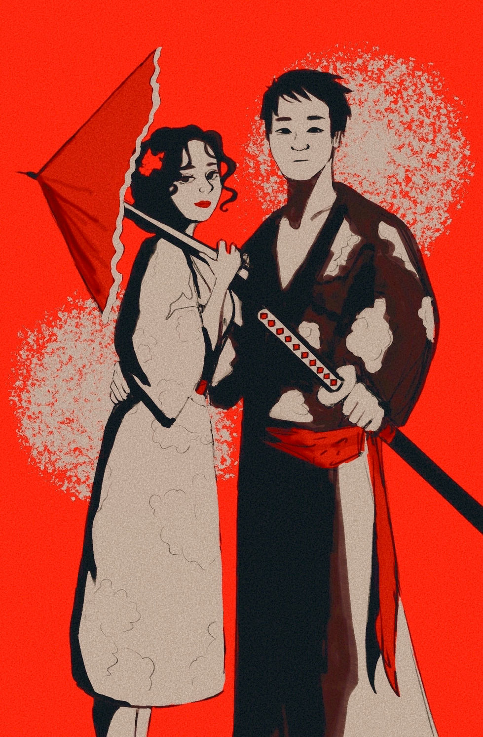 samurai and geisha