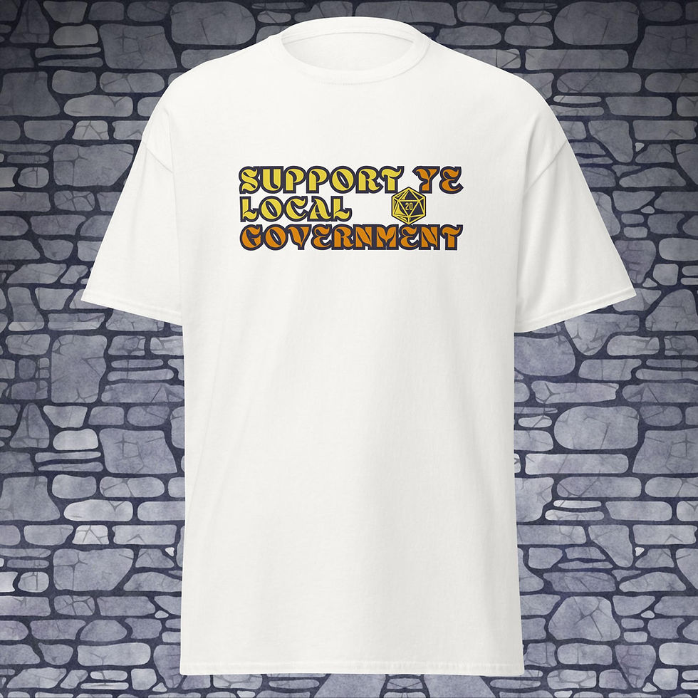 Thumbnail: Castle Council - Support Ye Local Government - T-Shirt