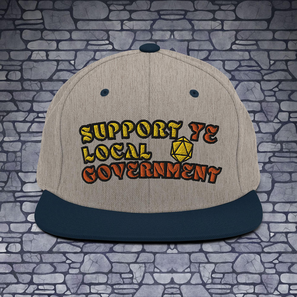 Thumbnail: Castle Council - Support Ye Local Government - Snapback Hat