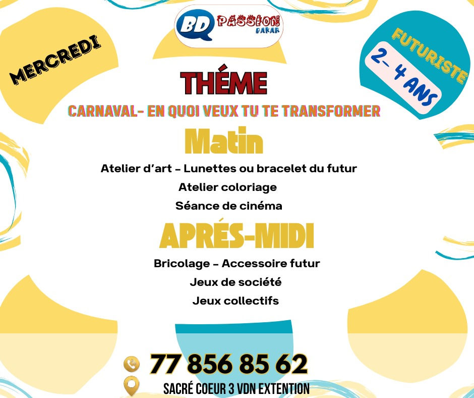 Carnaval à BD Passion Dakar : une semaine magique de transformations