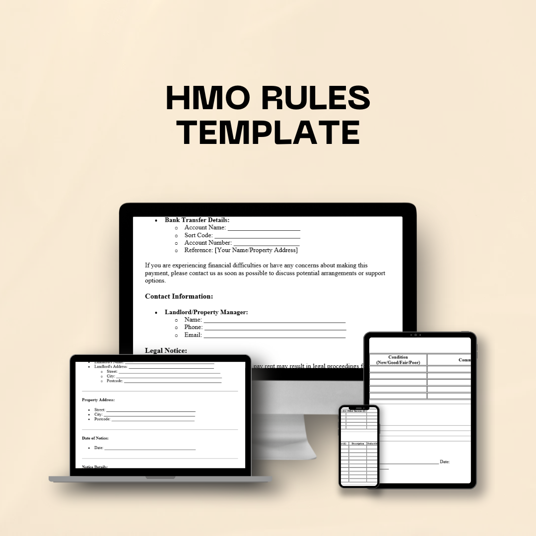 HMO Rules Template