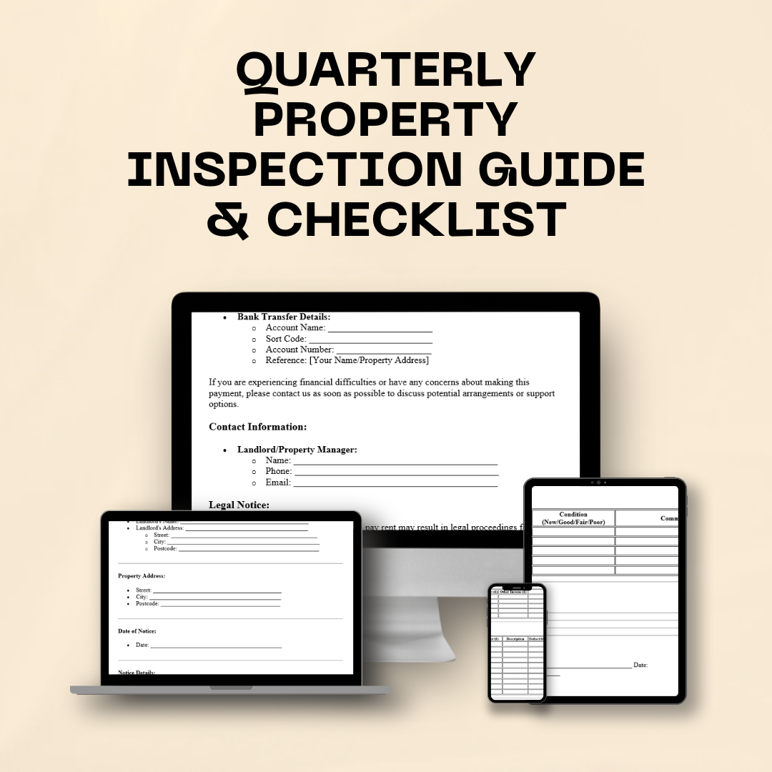 Quarterly Property Inspection Guide & Checklist