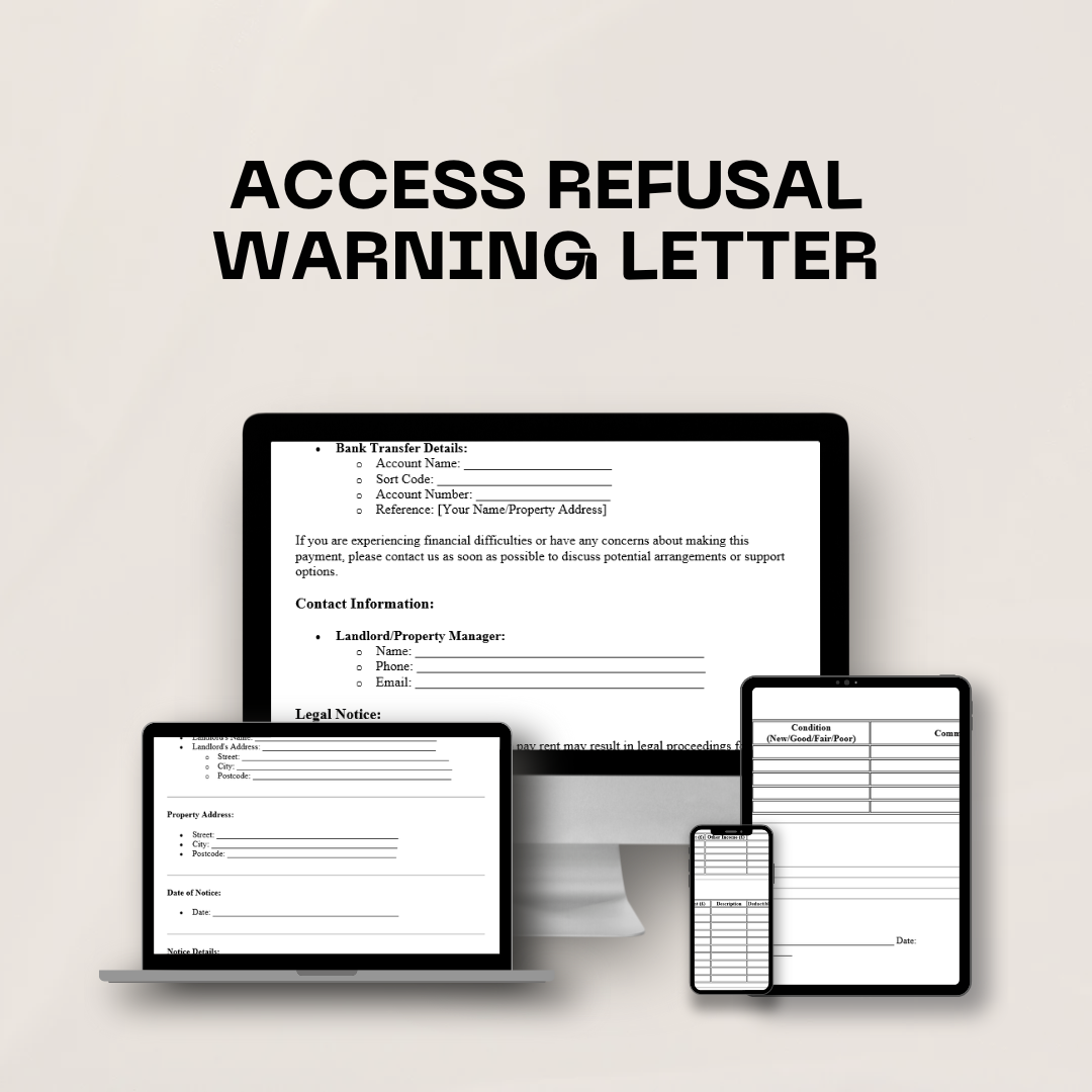 Access Refusal Warning Letter