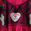 Miniatura: Blusa Aguacatenango - Talla M -Manta Magenta -Corazones y Nopales