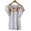 Miniatura: Blusa Aguacatenango - Talla Ch a M -Manta Blanco -Frutal