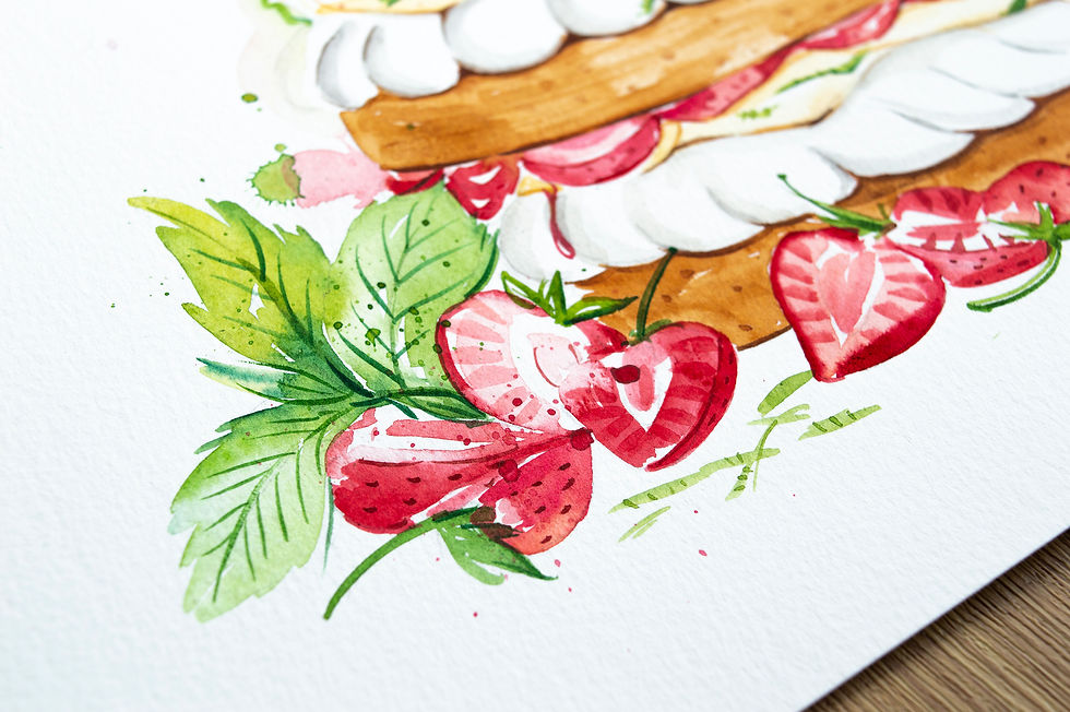 Thumbnail: Strawberry layer cake
