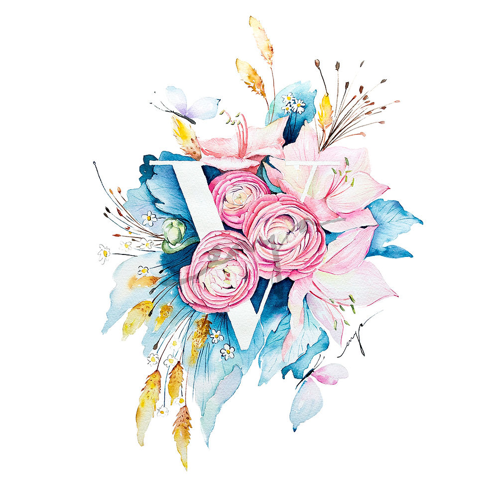 Thumbnail: Bespoke painting with your initial.
