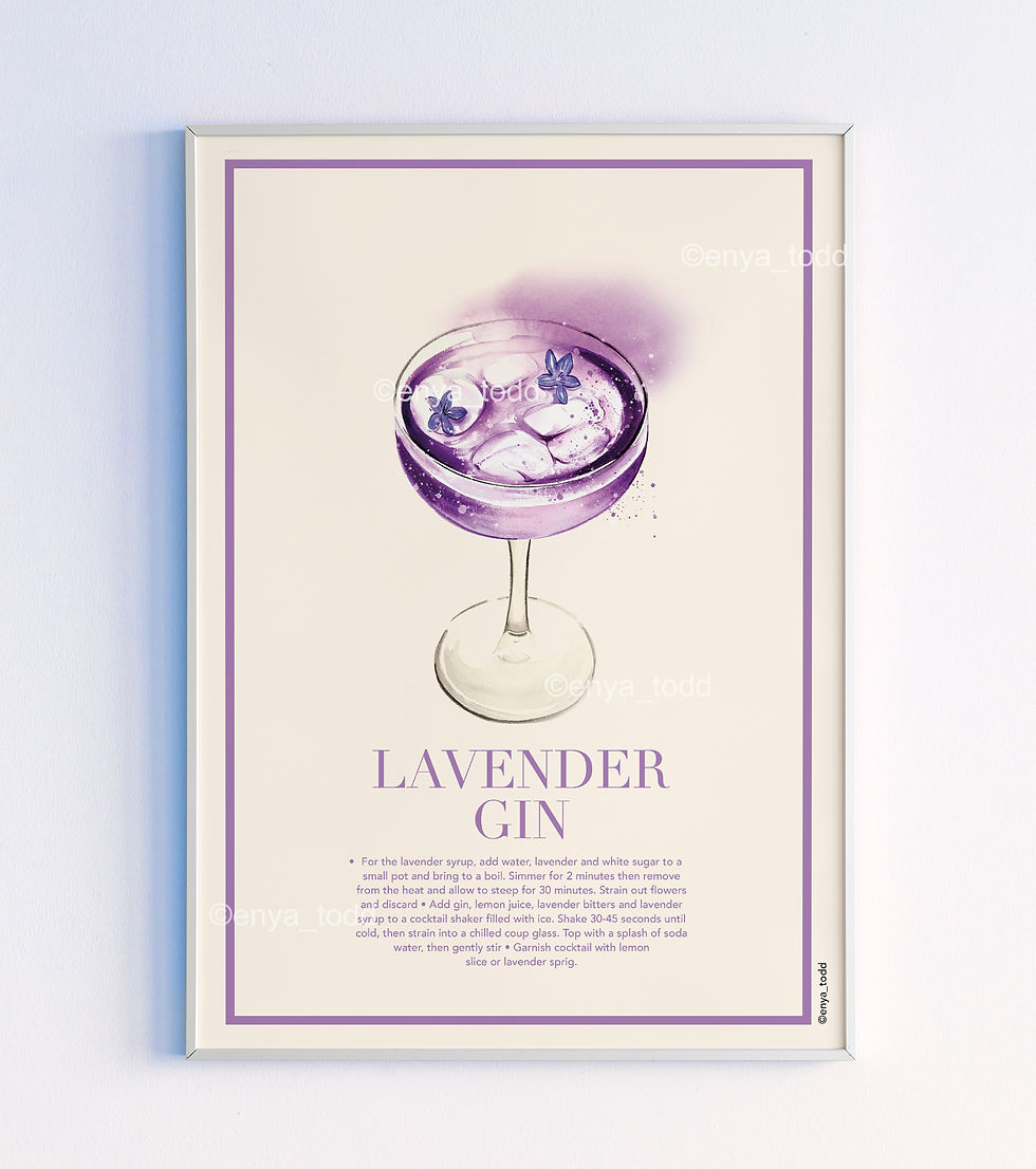 Thumbnail: Gin collections – A3 art print