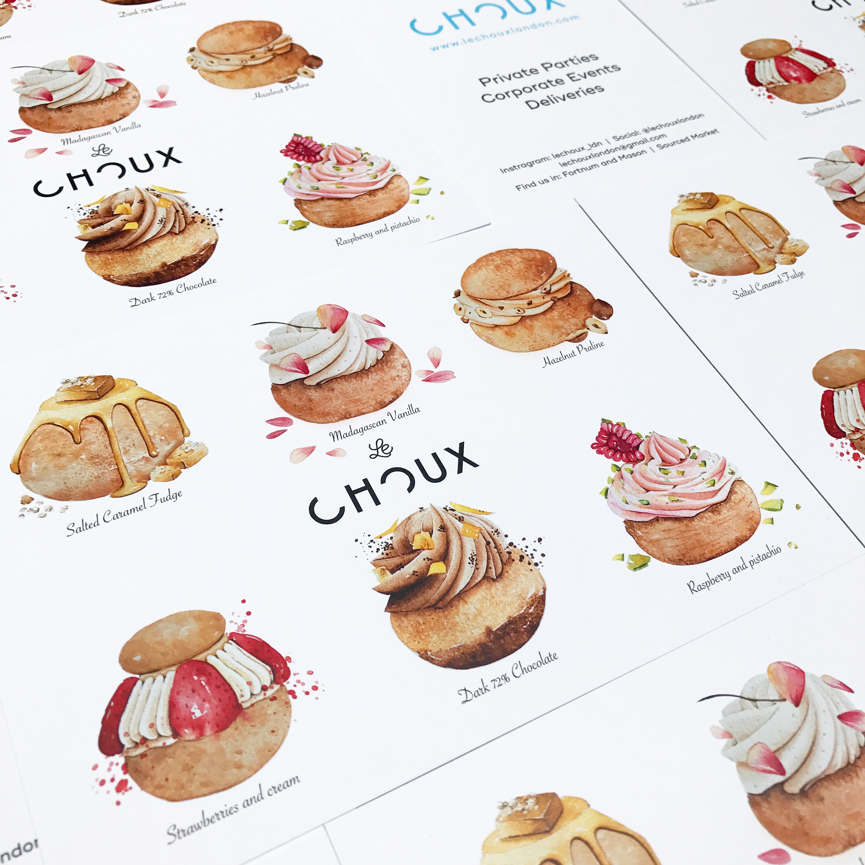 LeChoux Menu