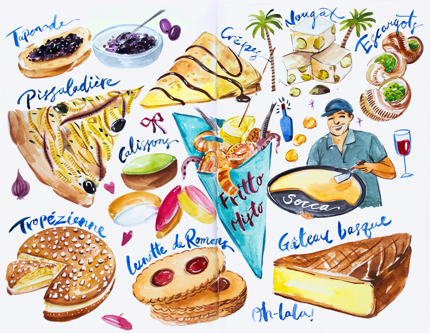 South of France Sketchbook