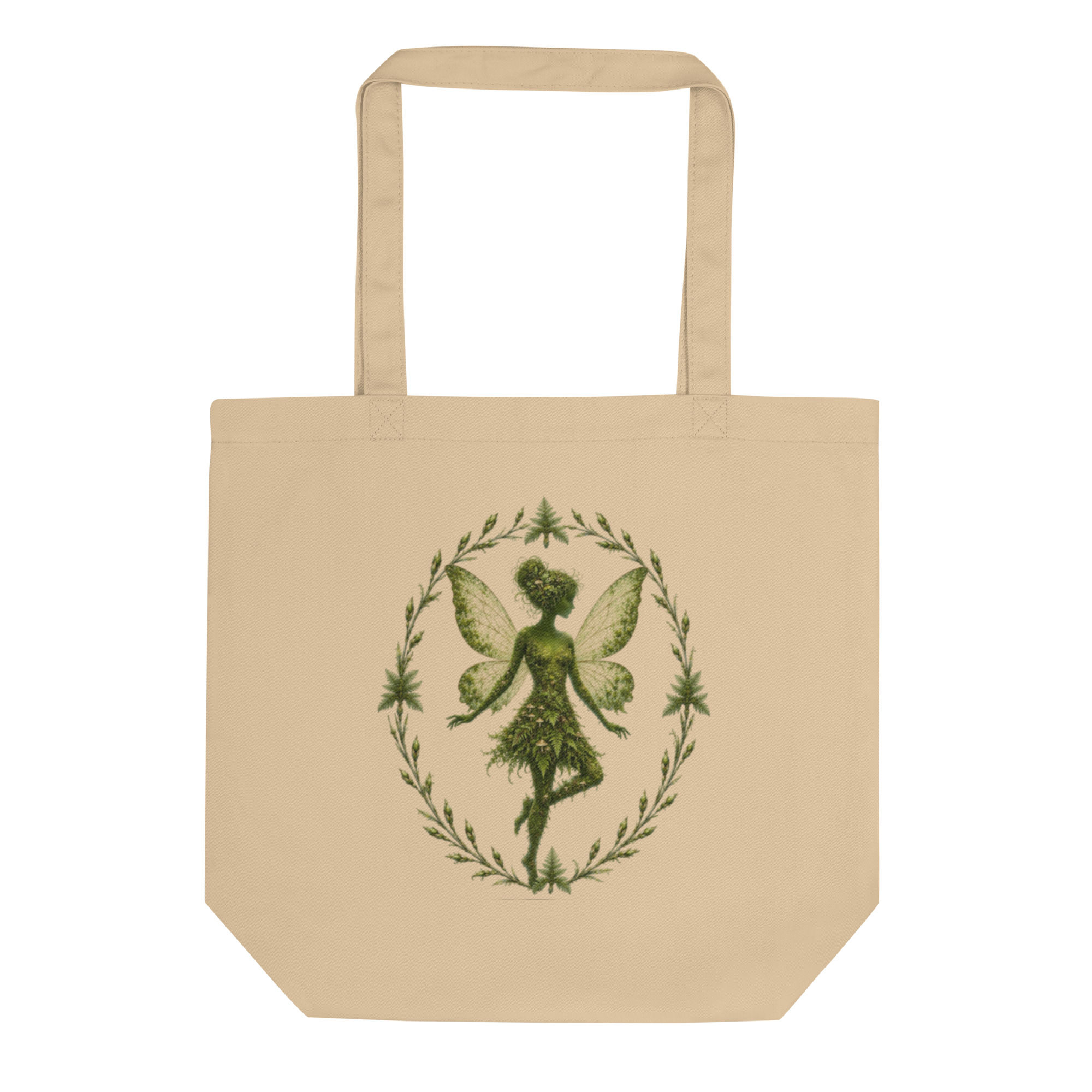 Moss & Mushroom Fairy Wreath Eco Tote