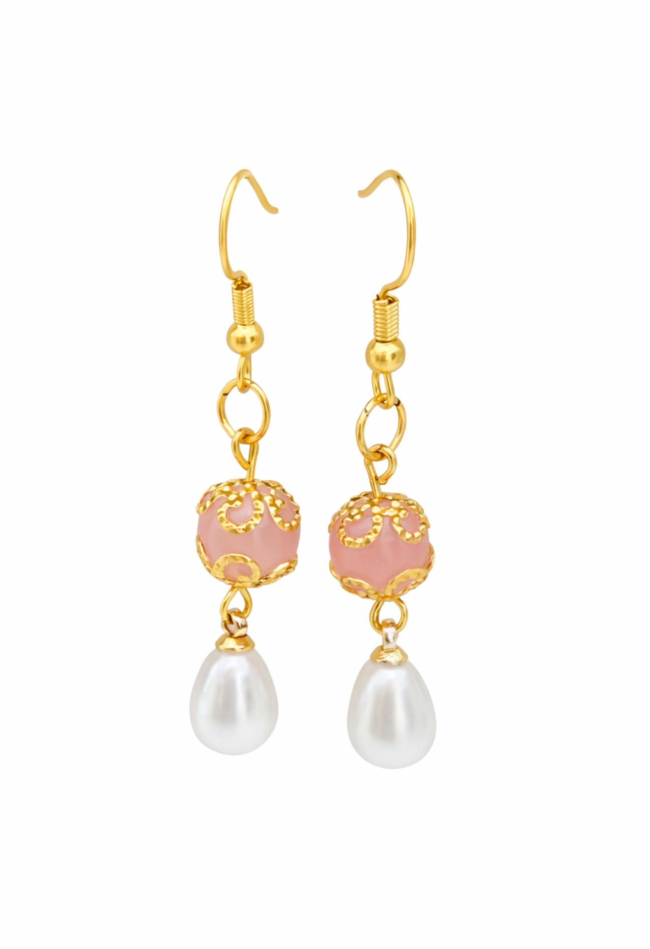 Heirloom Gold Lace Pearl Drops Collection