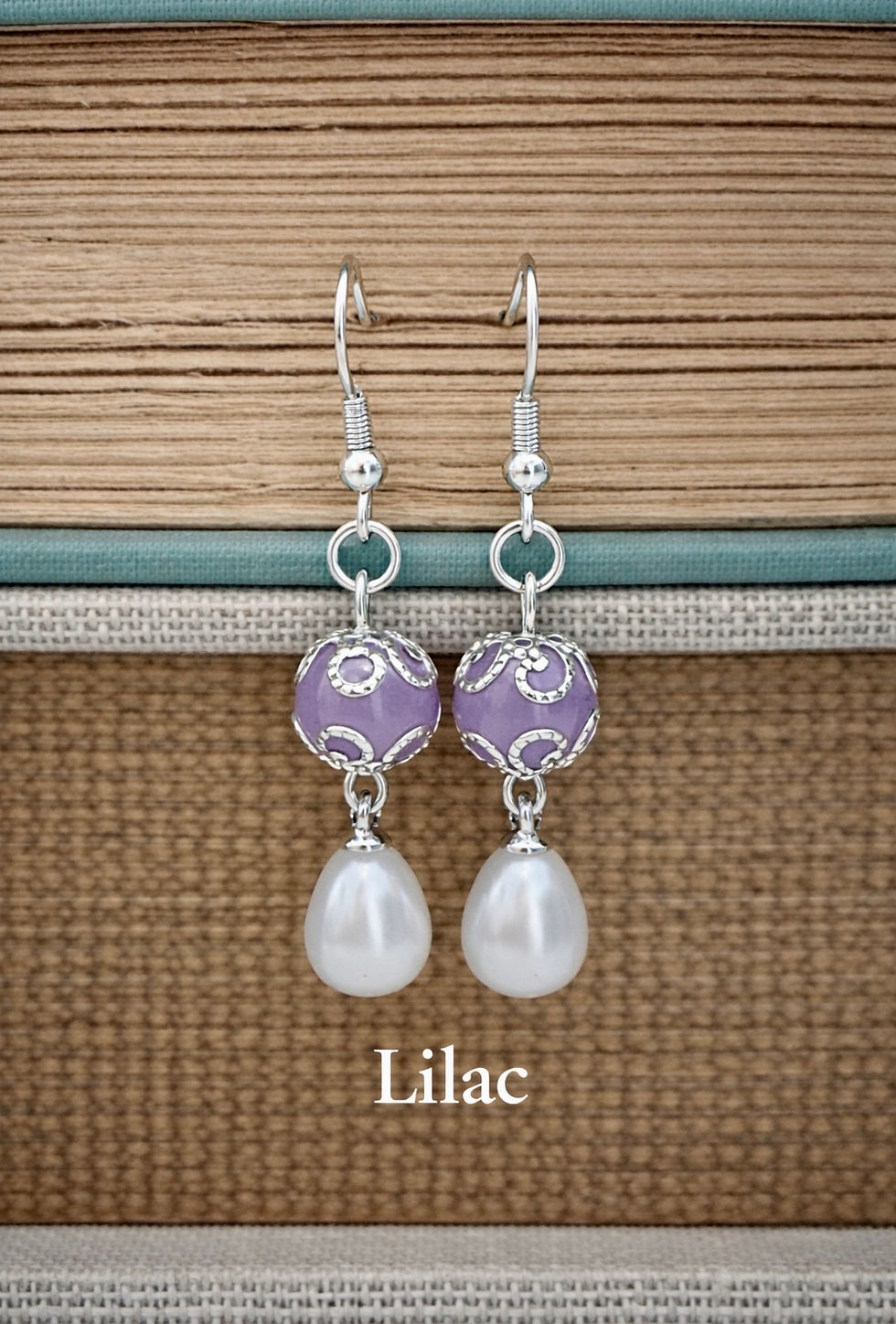 Thumbnail: Heirloom Silver Lace Pearl Drops Collection