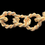 Thumbnail: MIDCENTURY – Vintage French Heavy Gilt Rope-Link Chain NECKLACE