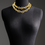 Thumbnail: MIDCENTURY – Vintage French Heavy Gilt Rope-Link Chain NECKLACE