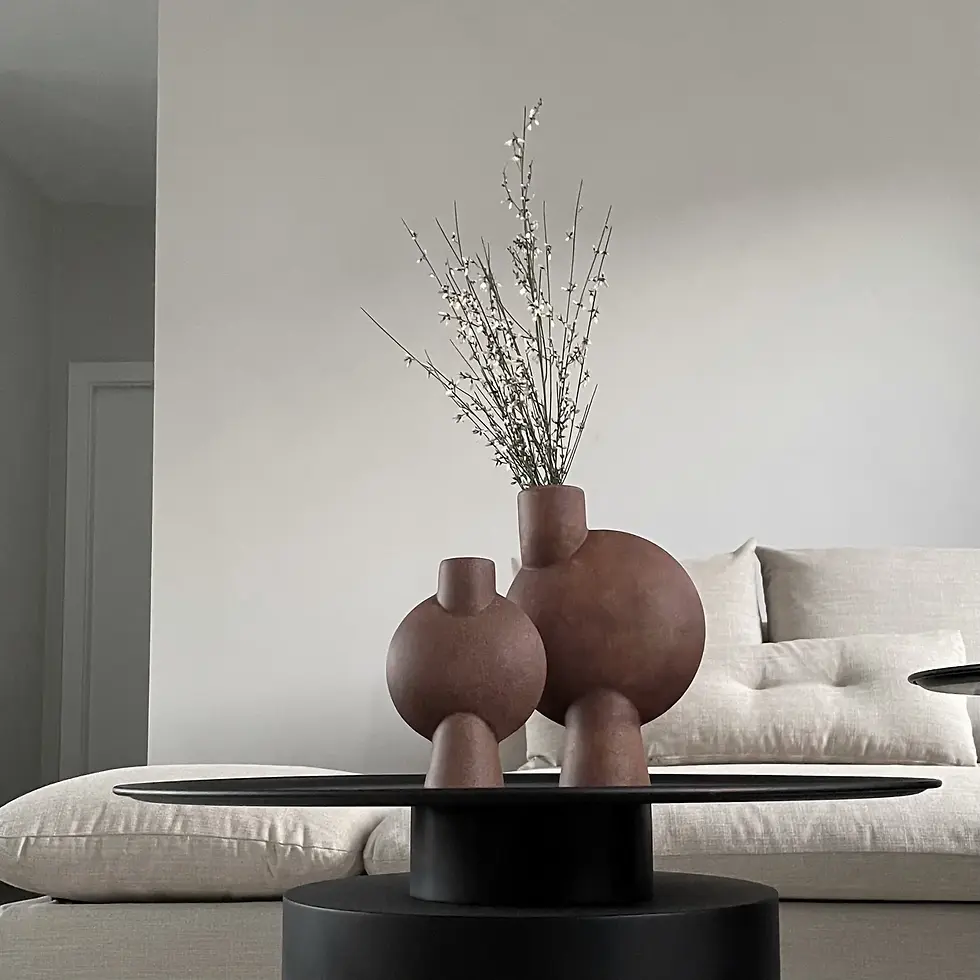 Miniature : SPHERE VASE BUBL MINI - TERRACOTTA