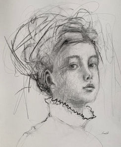 résilience-incompréhension-graphite-fusain-portrait-expressif-contemporain-femme-lucie-rondeau
