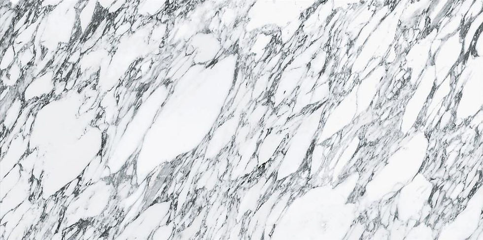 Ascale Arabescato White porcelain stone surface with a white base with fine grey Arabescato-style veining