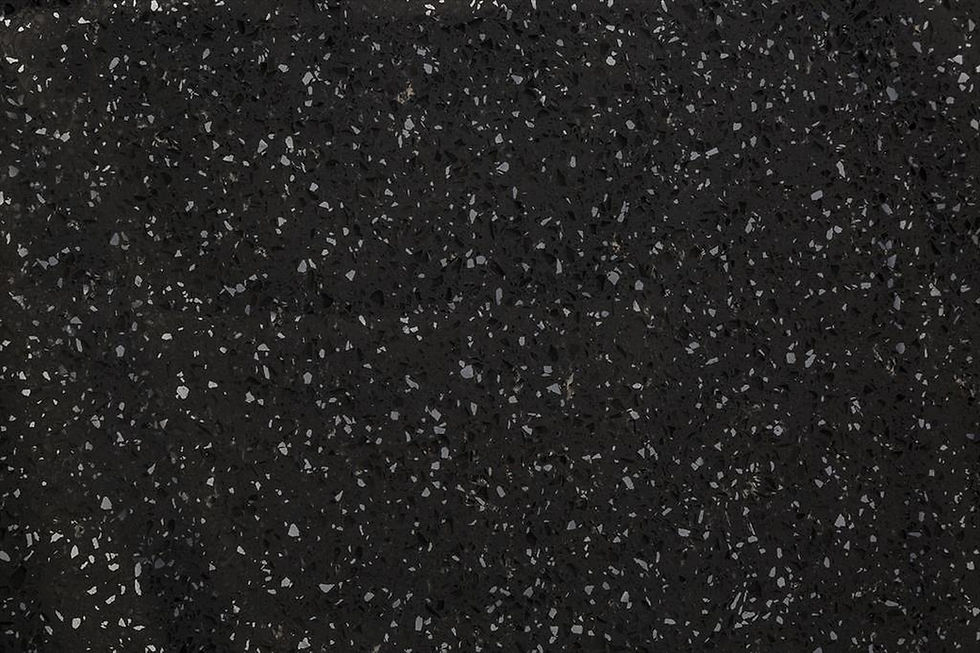 UniQuartz Platinum Dark Grey engineered stone surface with a deep graphite-grey base with fine, closely distributed speckling