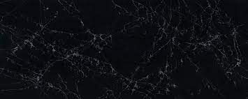 COMPAC Unique Portoro engineered stone surface with a deep black base with fine white and warm-gold veining