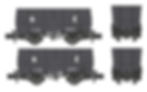 n gauge 373-376 LNER D12 Coal Hopper LNER Grey