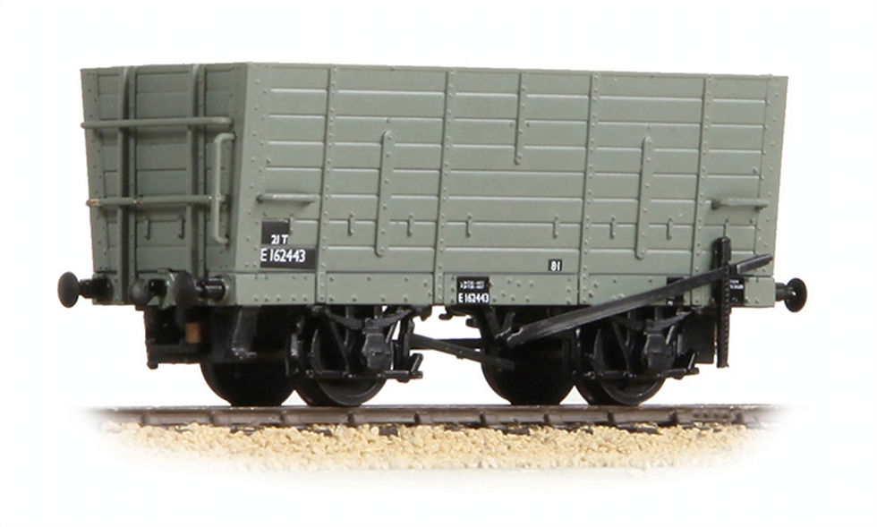 n gauge 373-377 LNER D12 Coal Hopper BR Grey