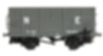 n gauge 373-376 LNER D12 Coal Hopper LNER Grey