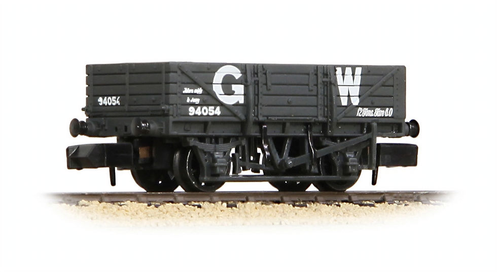 n gauge 377-475A 377-475B 5 Plank China Clay Wagon GWR Grey