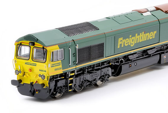 New Revolution Trains N Gauge Class 66 livery samples shown