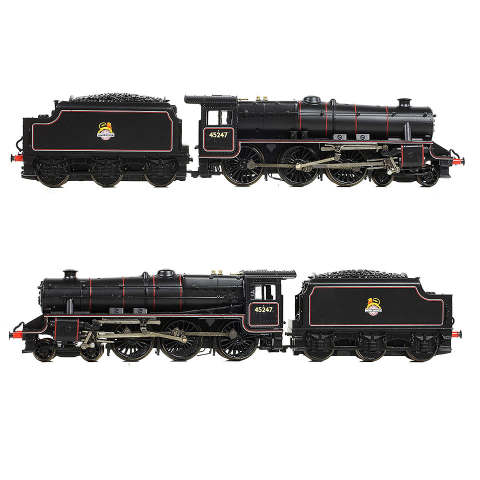 372-136B LMS 5MT 'Black 5' with Welded Tender 45247 BR Lined Black