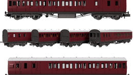 Dapol N Gauge LMS Non-Lavatory Suburban Coaches
