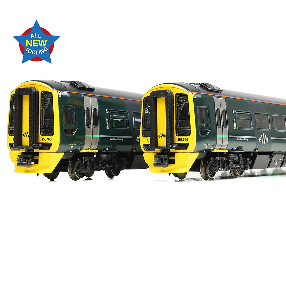 371-857 Class 158 2-Car DMU 158766 GWR Green (FirstGroup)