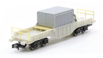 Revolution Trains N Gauge FNA-D nuclear flask wagon - Close-up look