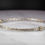 Thumbnail: Vintage Two Tone Sterling Silver Wheat Braid 1/8" Foxtail Chain Bracelet